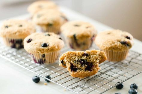 Sourdough Blueberry Muffins Farmhouse On Boone Sourdough, Sourdough Blueberry Muffins, Sourdough Blueberry, Sourdough Discard Recipes, Homemade Breakfast Recipes, Sourdough Muffins, Farmhouse On Boone, Discard Recipes, Lemon Blueberry Muffins