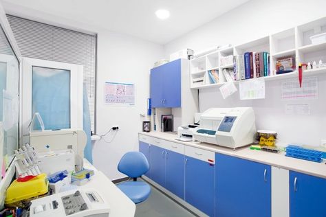 Our Laboratory Vet Laboratory, Laboratory Design Interior, Medical Laboratory Design, Mobile Shop Design, Healthcare Interior Design, Collection Room, Laboratory Design, Lab Design, Clinic Interior Design