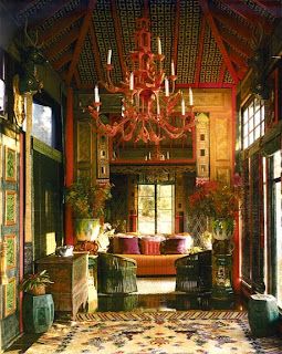 Tony Duquette Interiors, Tony Duquette, Exotic Homes, Maximalist Home, Asian Interior, Asian Homes, Asian Home Decor, Maximalist Decor, Elegant Home Decor