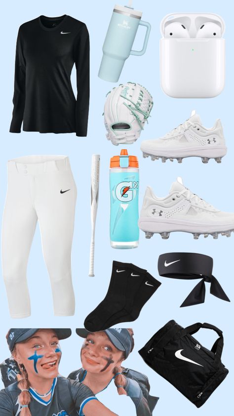 Softball Practice Fits, Cute Softball Outfits, What To Wear To Softball Practice, Preppy Sports Outfits, Softball Preppy, Softball Outfits For Practice, Softball Practice Outfits, Softball Fits, Preppy Softball