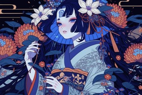 Sketch Quotes, Geisha Art, Eyes Drawing, Pretty Drawings, Art Cute, Digital Art Girl, Illustration Character Design, Cool Art Drawings, Anime Sketch