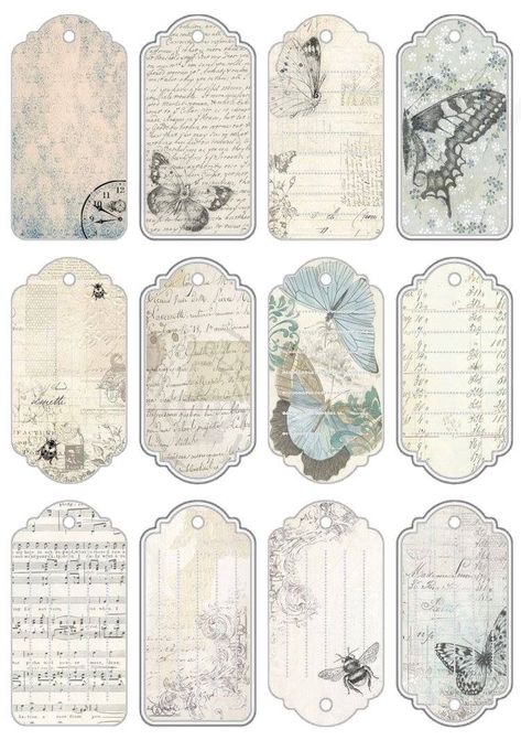 Diy Vintage Stickers, Vintage Journaling Stickers, Scrapbook Journal Stickers Vintage, Vintage Music Stickers, Journaling Vintage Stickers, Vintage Journal Printables, Penpal Stickers Printable, Scrapbook Things To Print, Stickers Scrapbooking Printable