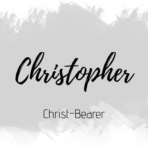 Christopher Christopher Tattoo Name, Christopher Aesthetic, Christopher Name, Sweet Girl Names, Wing Tattoos, Alice In Wonderland Aesthetic, Beautiful Names, Family Circle