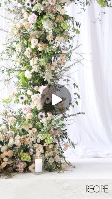 Joseph Massie on Instagram: "Wanted to share this luxe arch recipe!   It’s my Verdant Archway, taken, naturally, from the Wedding Masterclass. It’s currently 50% off - plus eight very special bonuses - only for a very short time. Please do not miss out. 🤍" Arch Decoration, Garden Tours, Floral Arch, Sweetest Day, Wedding Florist, Wedding Backdrop, Please Do, Florist, Arch