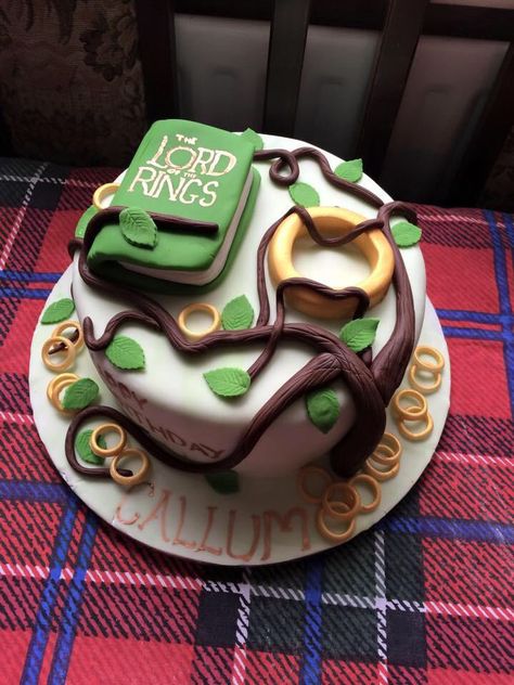 The Hobbit Birthday Cake, Lotr Cake Birthday, Hobbit Birthday Cake, Lord Of The Rings Cake Birthdays, Lord Of The Rings Birthday Cake, Lotr Cake, Lotr Birthday, Hobbit Cake, The Best Birthday Cake