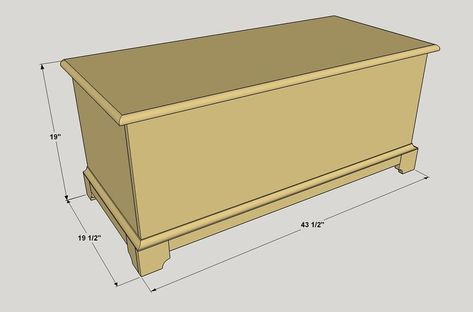 Diy Wood Chest, Diy Storage Trunk, Wooden Blanket Box, Adirondack Chairs Diy, Chests Diy, Chest Woodworking Plans, Wood Furniture Plans, Chest Design, Storing Blankets