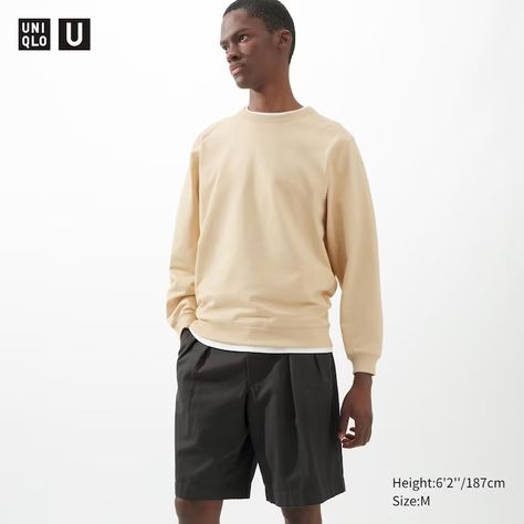 Discover great products at the best prices at Dealmoon. Uniqlo U Wide-Fit Pleated Chino Shorts. Price:$49.90 at Uniqlo Gurkha Pants, Wide Shorts, February Colors, Uniqlo U, Styling Ideas, Chino Shorts, New Man, Button Detail, Uniqlo