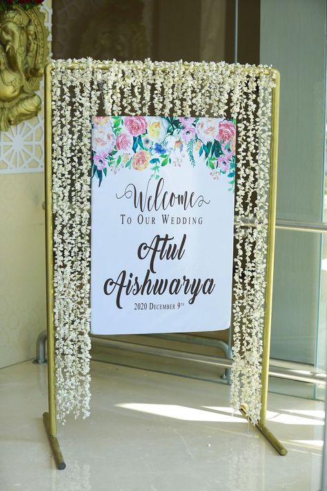 NAME BOARD Name Board, Marriage Decoration, Name Boards, Welcome Boards, Naming Ceremony, Indian Wedding Decorations, Wedding Decoration, Indian Wedding, House Warming