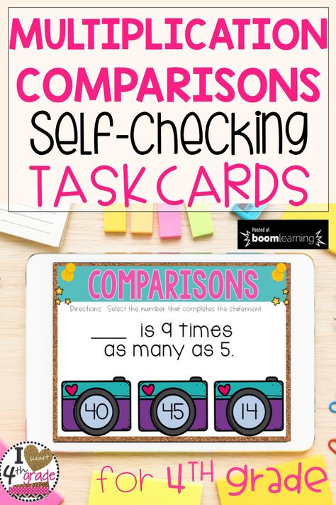 Finding Common Denominators, Least Common Denominator, Multiplicative Comparison, Elementary School Math Activities, Subtract Fractions, 4th Grade Fractions, Teaching Hacks, 3rd Grade Fractions, Add And Subtract Fractions