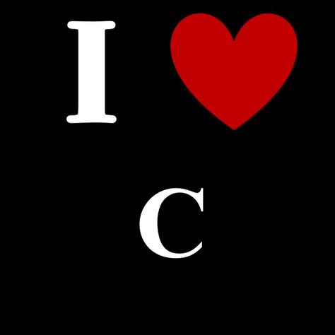 I Heart C, C Wallpaper Letter Aesthetic, I Heart, I Love C, Iphone Wallpaper Moon, Sparkly Iphone Wallpaper, C Love, Love Profile Picture, C Initial