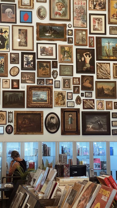 Gallery Wall Aesthetic Inspo Los Angeles The Last bookstore The Last Bookstore Los Angeles, Book Rentals, The Last Bookstore, Bookstore, Gallery Wall, Things To Come, Wall, Art