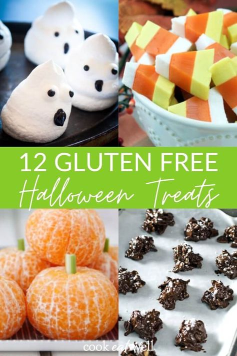 10 Easy Halloween Treats That Are Gluten & Dairy Free | Cook Eat Paleo Banana Mummies, Gluten Free Halloween Desserts, Dairy Free Halloween Treats, Dairy Free Halloween, Gluten Free Halloween Treats, Gluten Free Halloween Food, Chocolate Haystacks, Easy Halloween Treats, Gluten Free Halloween