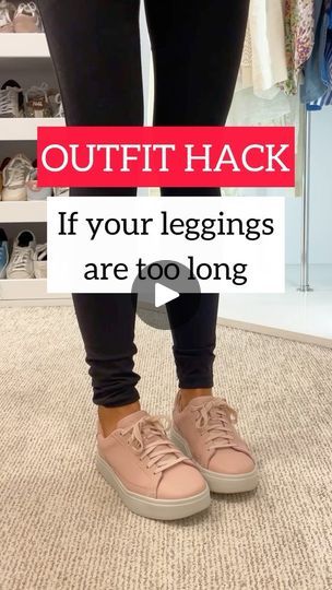 How To Fix Leggings That Are Too Long, How To Hem Leggings, How To Shorten Leggings, Scarf Tips, Chic Style Inspiration, Clothes Hacks, Clothing Tips, Hem Leggings, Long Leggings