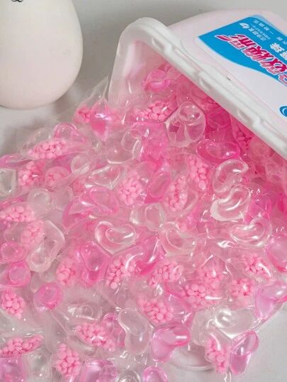 Japanese Cleaning, Pink Cleaning, Laundry Beads, Jasmine Scent, Household Supplies, Laundry Detergent, Stain Remover, Photoshoot Ideas, Cleaning Supplies