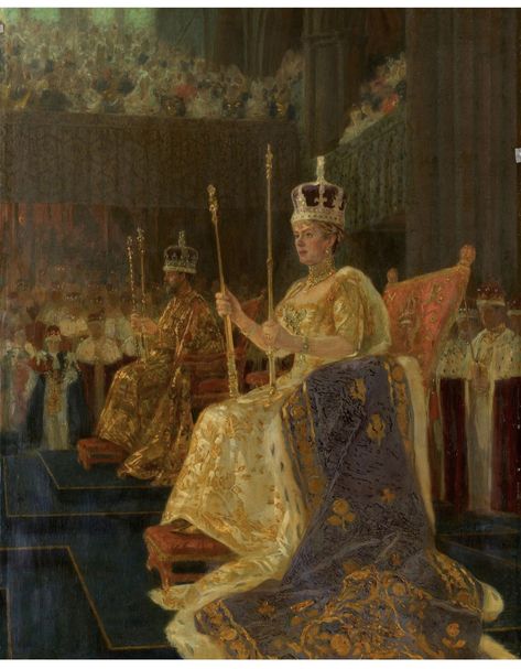 V King, Mary Of Teck, British House, Royal Indian, King George V, Royal Art, Russian History, The Coronation, British Monarchy