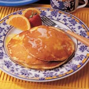 Orange Pancakes Recipes, Orange Ricotta Pancakes, El Dorado Arkansas, Orange Ricotta, Orange Pancakes, Sunrise Orange, Homemade Comfort Food, Ricotta Pancakes, Breakfast Specials