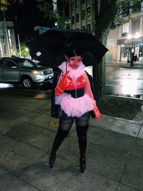 HIM cosplay costume powerpuff girls super villain IG @wildthornberryyy Him From Powerpuff Costume, Him Ppg Costume, Cute Villain Costumes, Women Villian Halloween Costumes, Him Halloween Costume Powerpuff, Sedusa Powerpuff Costume, Halloween Villain Costumes, Halloween Villian Costumes, Him Powerpuff Costume