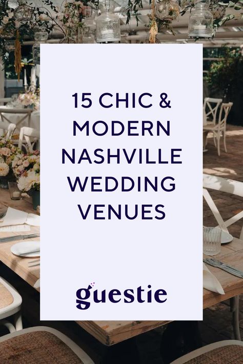 Are you looking for the perfect wedding venue in the heart of Music City? Look no further! Nashville has a fantastic selection of chic and modern wedding venues to make your special day one to remember. From breathtaking ballrooms to trendy rooftops, there are so many great options. In this article, we’ll highlight 15 of the best wedding venues Nashville has to offer. Elope In Nashville Tn, Destination Wedding Etiquette, Nashville Hotels, Destination Wedding Decor, Modern Wedding Venue, Wedding Transportation, Nashville Wedding Venues, Smallest Wedding Venue, Indoor Ceremony