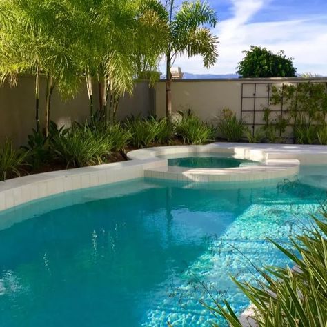 Kidney Pools - Pool - Oklahoma City - by Sea Breeze Pools | Houzz Kidney Shaped Pool Ideas Modern, Curvy Pool Design, Kidney Shaped Pool Ideas Small Backyards, Kidney Shaped Pools, Kidney Pool Landscaping, Kidney Pool Ideas, Kidney Shaped Pool Landscaping, Small Kidney Shaped Pool Backyards, Curvy Pool