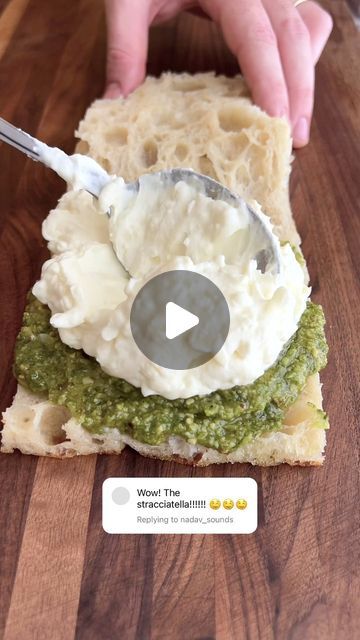 Stracciatella Cheese, Burgers Sandwiches, Cheese Spread, Wrap Sandwiches, Kitchen Hacks, 3 Ingredients, My Website, Sandwiches, Easy Meals