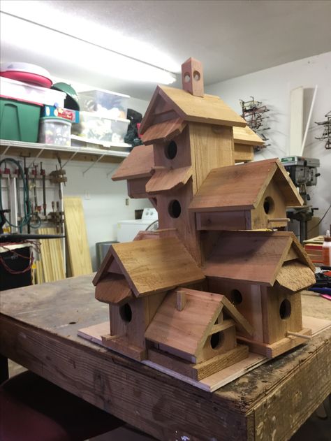 Fancy Bird Houses Unique Birdhouses, Unique Bird Houses Diy, Bird Houses Sculptures & Statues, Rustic Bird Houses Overstock, Barn Birdhouses Horse, Birdhouse Projects, Hedgehog House, Bat House, Homemade Bird Houses