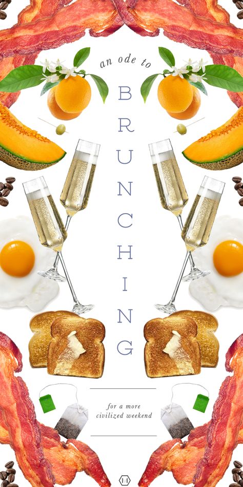 Sunday Brunch Photography, Sunday Brunch Creative Ads, Brunch Poster Design Ideas, Brunch Flyer Ideas, The Brunch Club, Brunch Creative Ads, Brunch Design Graphic, Brunch Graphic Design, Brunch Poster Design