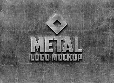 A photorealistic metal logo mockup to showcase steel typography or logo design for steel companies. This mockup is originally created by emske and we realize that there were some improvements to be required to create it close to reality. You can download the mockup from our website and get similar metal effect after placing your … Free Logo Mockup Psd, Metal Logo Design, Free Logo Psd, Logo Design Mockup, Logo Mockups Psd, Mockup Template Free, Free Logo Mockup, Design Mockup Free, Type Logo