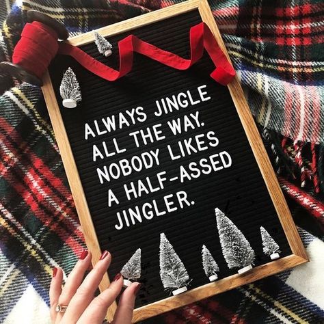 Letterboard Christmas, Funny Letterboard, 365 Jar, Happy Hooligans, Quotes Christmas, Christmas Quote, Design Mandala, Jingle All The Way, Christmas Lettering