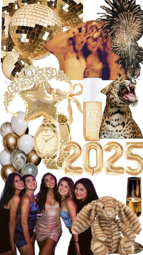 𝐚 𝐧𝐞𝐰 𝐲𝐞𝐚𝐫𝐬 𝐭𝐡𝐞𝐦𝐞𝐝 𝐜𝐨𝐥𝐥𝐚𝐠𝐞. New Years Collage, New Years Theme, Themed Collage, Collage