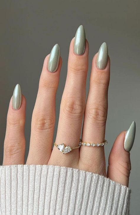 Glazed Green nails, Autumn Nails, Fall Nails, Fall Nails Colour, Autumn Nail Art, Fall Nail Art, Fall Nail Designs, Earthy Tone Nails Nails September 2024 Trends, Nails September 2024, Inspiration Nails, 2023 Nails, Light Blue Nails, Inspo Hair, Baby Blue Nails, 2024 Nails, September Nails