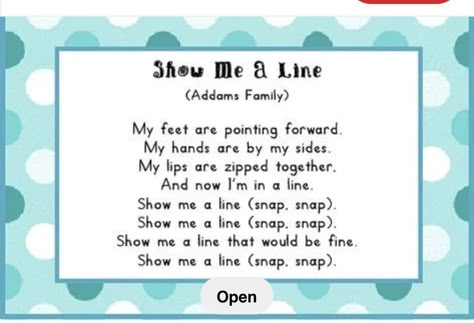 Line Up Songs, Transition Songs For Preschool, Line Up Chants, Preschool Transitions, Transition Songs, Kindergarten Songs, Classroom Songs, Responsive Classroom, School Songs