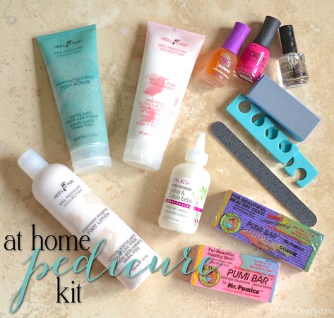 At Home DIY Pedicure Kit: Everything You Need via @15minbeauty At Home Pedicure, Pedicure Products, Home Pedicure, Professional Pedicure, Diy Pedicure, Sally Beauty Supply, Pedicure Supplies, At Home Diy, Pedicure At Home