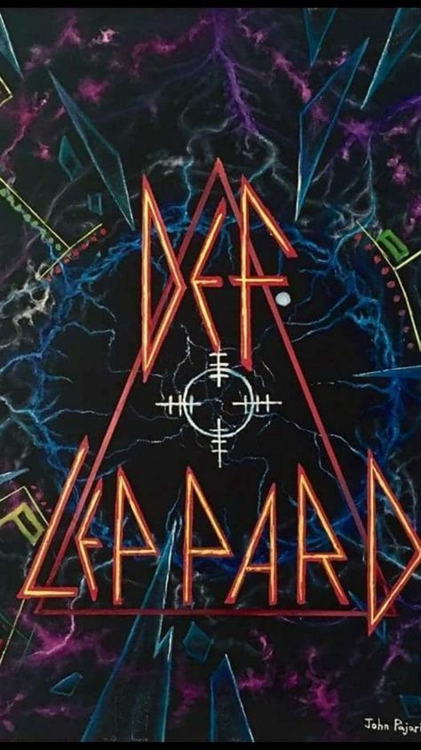 Def Leppard wallpaper Def Leppard Art, Def Leppard Poster, Def Leppard Wallpaper, Def Leppard Logo, 80s Aesthetic Wallpaper, Def Leppard Band, Def Leopard, Hair Metal Bands, Rock Poster Art