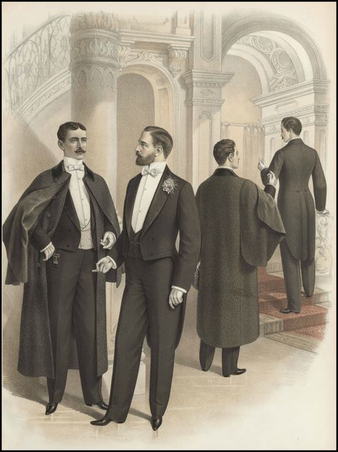 Men’s fashion changed very little during the nineteenth century, especially when compared to women’s fashion of the same period. For this reason, I thought it better to provide a general overview o… Mimi Matthews, Victorian Mens Fashion, Victorian Mens Clothing, 19th Century Men, Victorian Men, Victorian Gentleman, Victorian Man, 1890s Fashion, 1880s Fashion