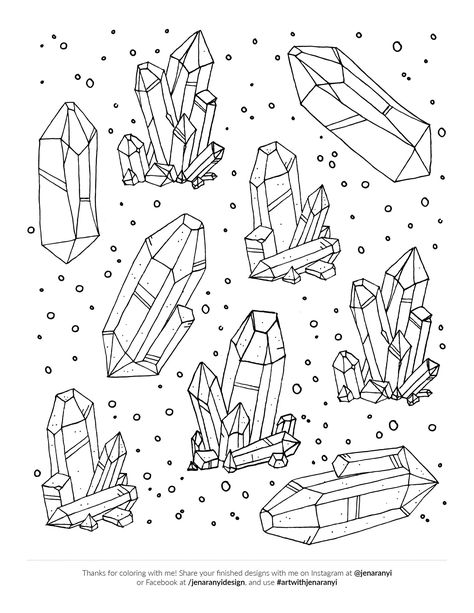 Crystal Coloring Page, Drawings For Friends, Witch Coloring Pages, Crystal Drawing, Coloring Page Printable, Coloring Page Ideas, Art Lesson Plans, Cute Coloring Pages, Color Pages