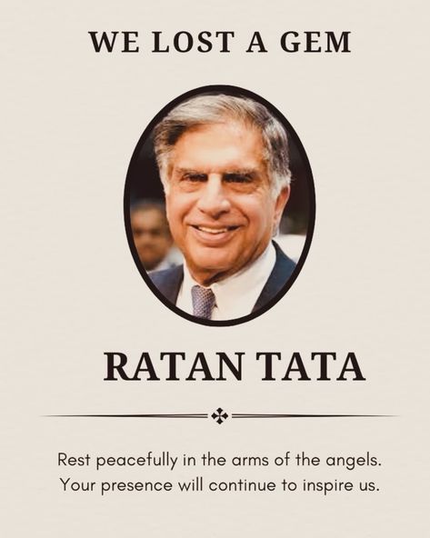 Ratan Tata Rip 🌺 86 year #ratantata #ratantatarip #rip #tata #gem #ratantataquote #ratantatapassedaway #passaway #restinpeace Ratan Tata, Powerful Inspirational Quotes, Inspirational Quotes, Quotes, Quick Saves