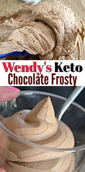 Make This Wendy's Inspired Keto Chocolate Frosty - Hip2Keto Keto Chocolate Frosty, Chocolate Frosty, Desserts Keto, Keto Pancakes, Low Carb Diets, Keto Brownies, Low Carb Sweets, Keto Drink, Keto Fat