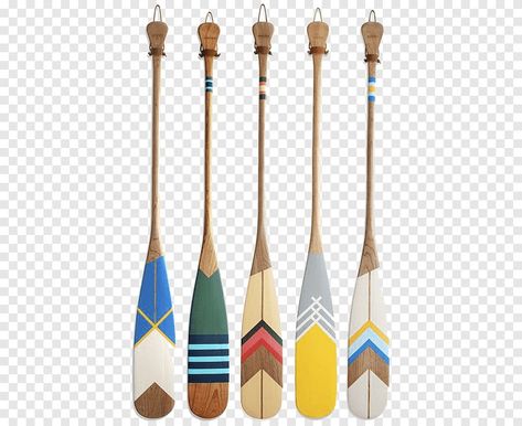 Rowing Oars, Wood Png, Paddle Board Yoga, Boat Paint, Canoe Boat, Outrigger Canoe, Hand Painted Table, Standup Paddle Board, Paddle Boat