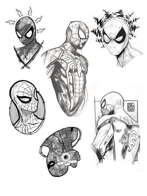 Spiderman Flash Tattoo, Spiderman Tattoo Design, Flash Tattoo Anime, Tattoo Spiderman, Marvel Tattoo Ideas, Flash Tattoo Sleeve, Pop Culture Tattoos, Comic Book Tattoo, Spiderman Tattoo