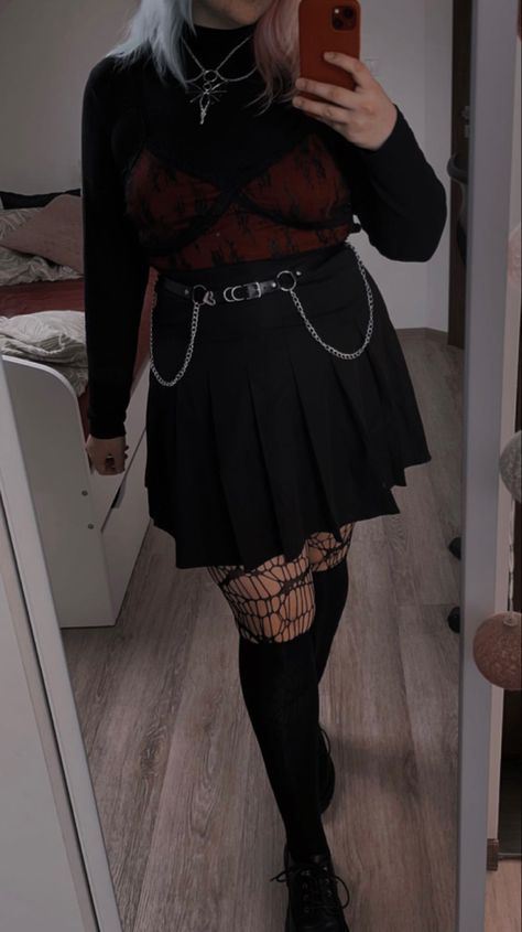 Vampire Outfit Plus Size, Alternative Fancy Outfit, Vampire Goth Outfits Plus Size, Goth Style Plus Size, Alt Goth Outfits Plus Size, Egirl Fashion Plus Size, Goth Clothes Plus Size, Alt Outfit Plus Size, Plus Size Alternative Fashion Winter