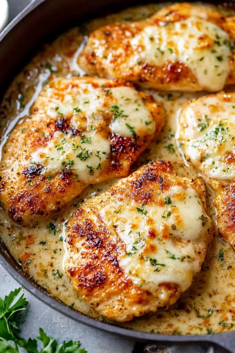 Garlic Parmesan Chicken Garlic Parmesan Chicken Tortellini, Breaded Chicken Meal Ideas, Impressive Baking Recipes, Chicken Thigh With Pasta Recipes, Sides To Go With Italian Chicken, Boneless Chicken Dinner Ideas, Creamy Garlic Parmesan Chicken Pasta Bake, Quick 30 Minute Meals, Breaded Chicken Meals