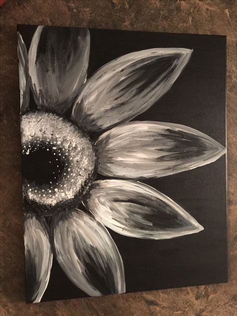 Fall Painting On Black Canvas, Diy Painting On Black Canvas, High School Painting Ideas, Black Canvas Art Acrylics, What To Paint On A Black Canvas, Black Canvas Art Ideas Easy, Black Canvas Art Ideas, Painting With A Twist Ideas, Black Canvas Painting Ideas