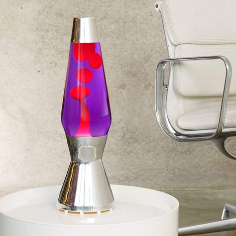 Atomic Age Interior, Atomic Age Furniture, Purple Lava Lamp, Office Under Stairs, Retro Popcorn, Lamp Core, Cool Lava Lamps, Magma Chamber, Retro Decor Style