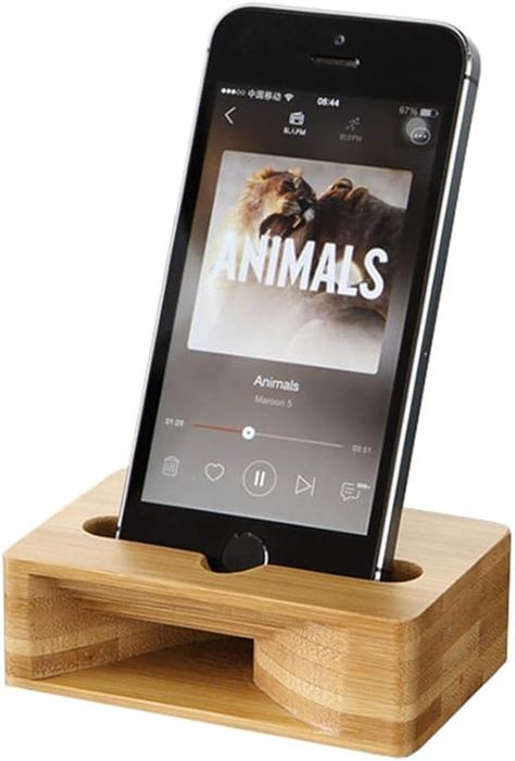 Amazon.com: UnnFiko Wooden Sound Amplifier Stand Holder for iPhone, Natural Loudspeaker Mini Megaphone Cell Phone Stand (Square) : Electronics Wood Phone Holder, Sound Amplifier, Cell Phone Stand, Bluetooth Speakers Portable, Holder Design, Loudspeaker, Christmas Toys, Phone Stand, Environmental Protection