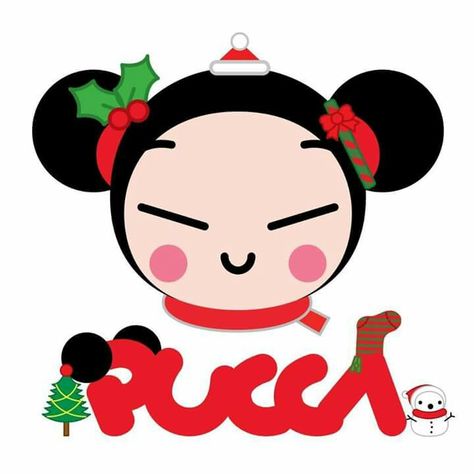 Pucca 😍 Pucca Christmas, Pucca Wallpapers, Keyboard Wallpaper, Shimmer Shine, Funny Love, Nickelodeon, Keyboard, Minnie Mouse, Hello Kitty