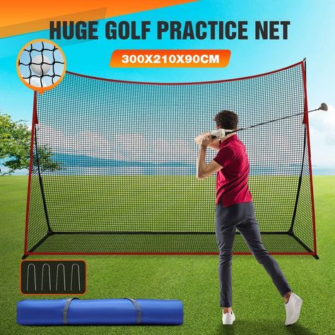 #golf #practice #netting #hitting #training #driving #aids #sports #indoor #outdoor #garden #golflife #exercise Golf Hitting Net, Hit Training, Backyard Gifts, Golf Practice Net, Golf Net, Home Training, Walmart Home, Product Tags, Golf Practice