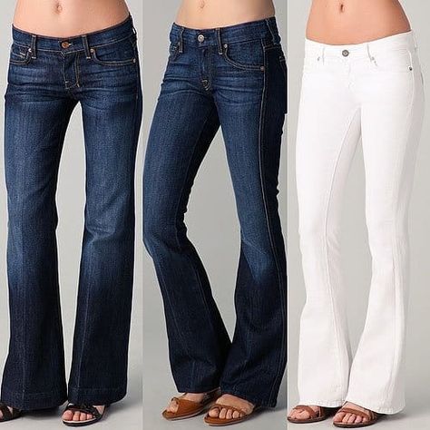 Petite flare jeans Best Jeans For Short Women, Jeans For Short, Jeans For Petite Women, Petite Flare Jeans, Flare Jeans Outfit, Womens Flare Jeans, Body Types Women, Jeans Ideas, Flair Jeans