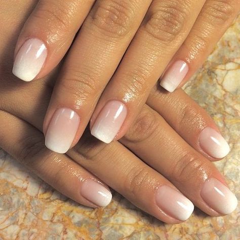 Summer French Nails 2023: Classic and Chic Designs for a Sophisticated Season 85 Ideas Ombre French Nails, Gel Manicure Designs, French Manicure Acrylic Nails, Wedding Nail Art Design, French Manicure Designs, Wedding Nails French, Nails Ombre, French Polish, French Manicure Nails