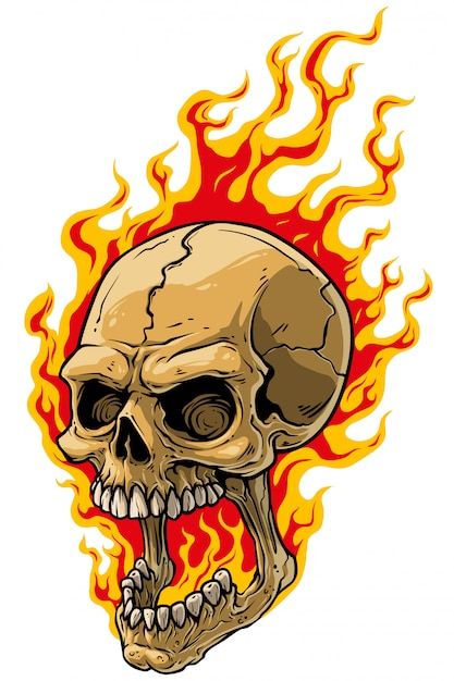 Scary Human, Cartoon Skull, Skull Stencil, Skull Sketch, Skull Fire, Eye Illustration, Skull Art Drawing, Skulls Drawing, Engraving Illustration