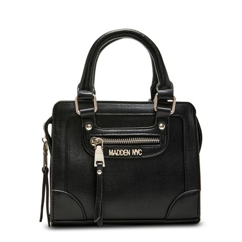 Madden NYC Women's Mini Satchel with Pouch, Black - Walmart.com Cute Leggings Outfit, What To Wear With Leggings, Leggings Outfit Ideas, Leggings Outfit Casual, Cute Outfits With Leggings, Madden Nyc, Oversized Puffer, Leggings Outfits, Black Jean Jacket